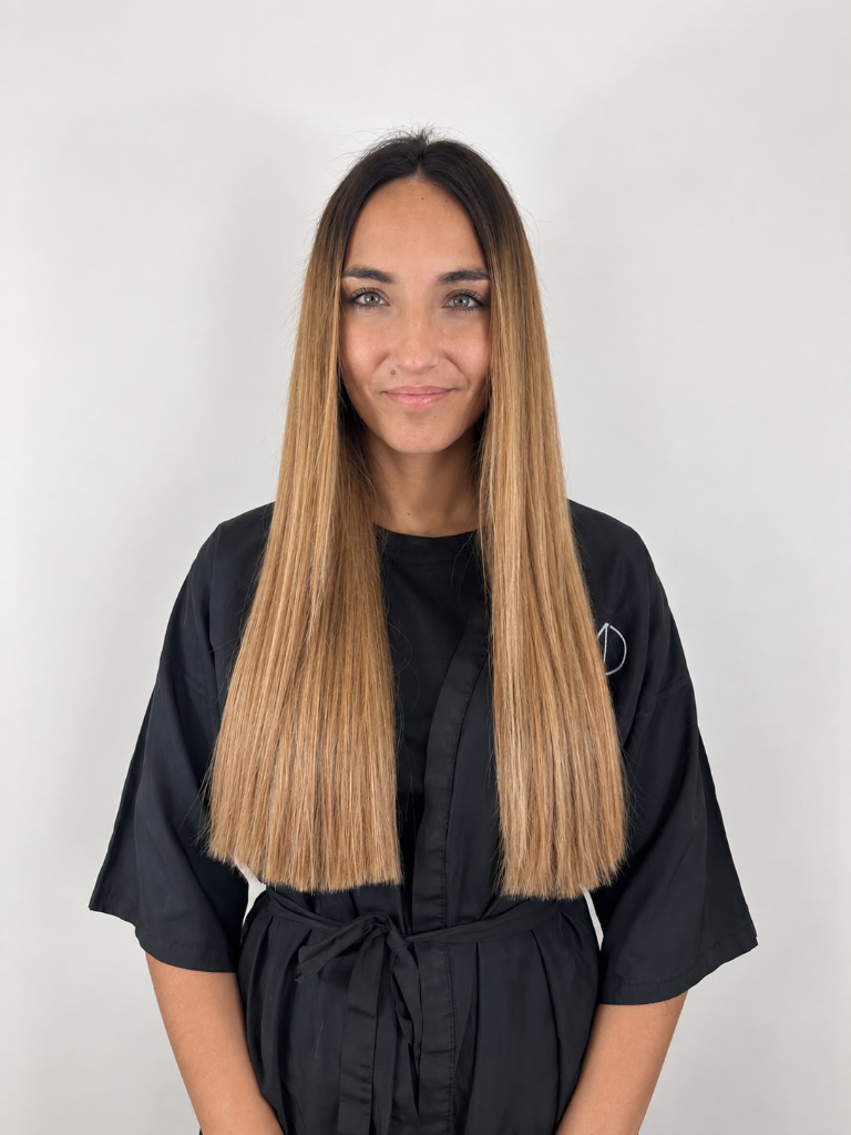 Risultato Extension Atelier Alice Dotta - Liscio balayage miele